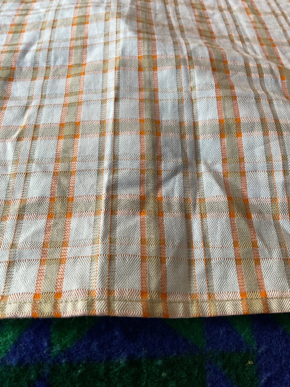 (NWT)-Sean John-Orange Plaid- Short Sleeve Button-Down Shirt Men’s- (XXL) - Picture 3 of 12